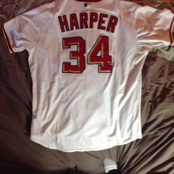 Bryce Harper Wash Nationals jersey MLB authentic - Picture 4 of 6